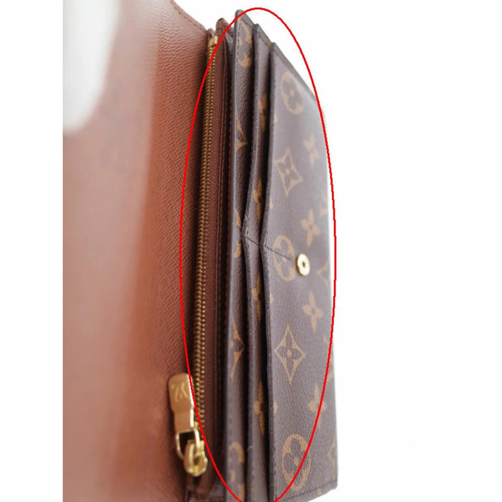 Louis Vuitton Monogram Portefeuille Sarah Bi fold Long Wallet - Picture 4 of 5